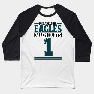 Philadelphia Eagles Jalen Hurts 1 American Football Edition 3 Baseball T-Shirt